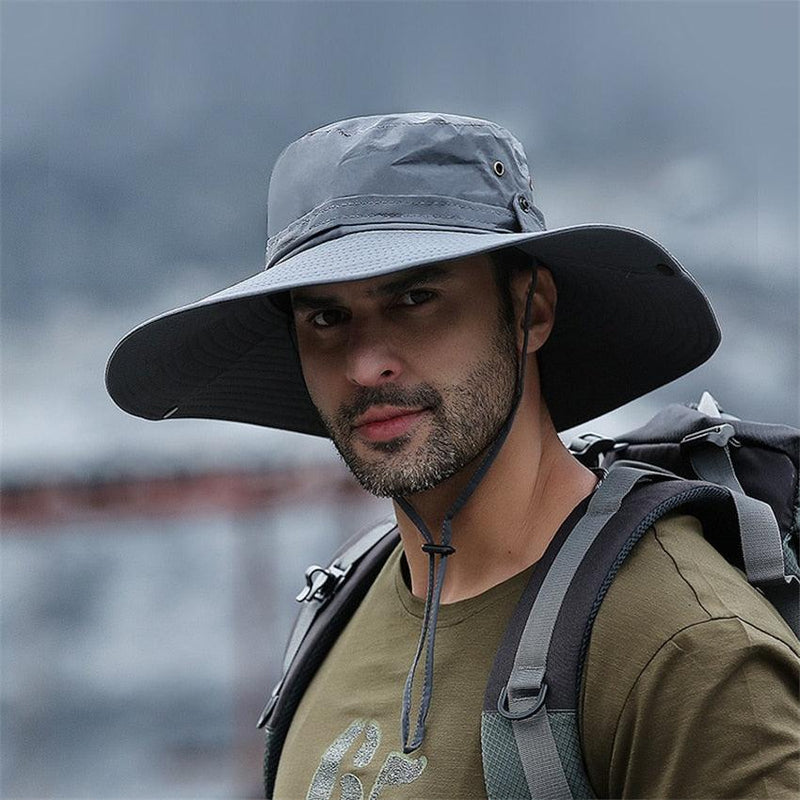 Chapéu Impermeável Masculino Proteção UV + Manga Protetora de Brinde - Loja Maiora