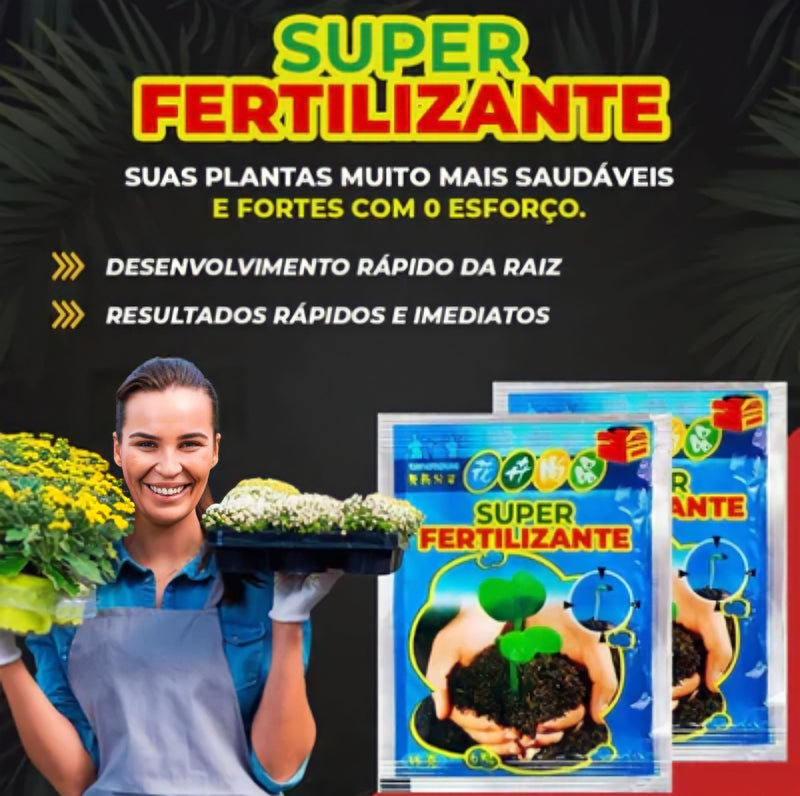 Super Fertilizante GreenGrowth- Seu Jardim Mais Verde e Vivo!